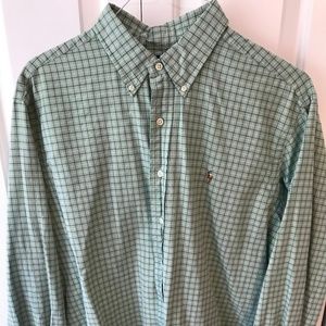 Ralph Lauren Polo Checkered Plaid Dress Shirt